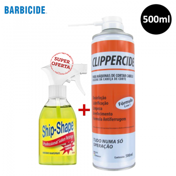 Spray Desinfetante para Máquinas de Corte Clippercide 500ml + OFERTA