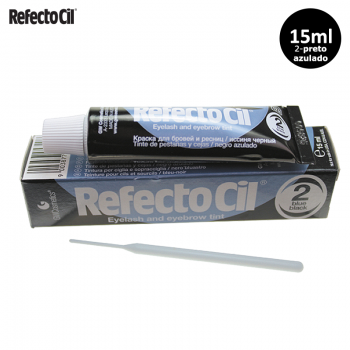 Coloração de Sobrancelhas N.2 Preto Azulado Refectocil 15ml