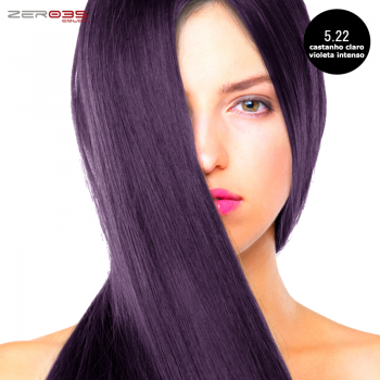 Tinta para Cabelo Zero35 Hair Tech 100ml Cor 5.22