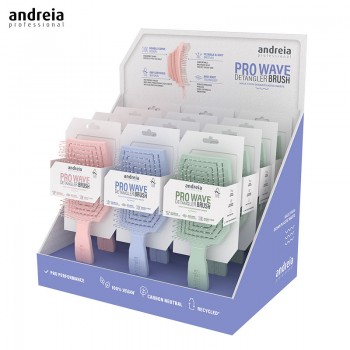 Kit de Escovas Pro Wave Detangler Andreia