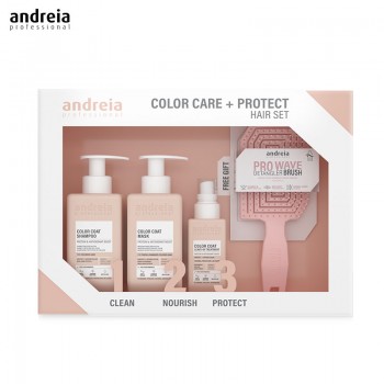 Kit Color Care Andreia + Escova Pro Wave Rosa 