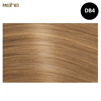 Extensões de Cabelo 100%Natural c/Queratina 55x60cm Liso Cor DB4