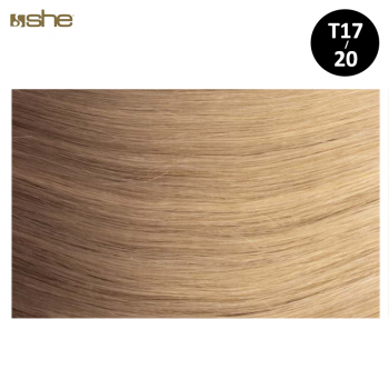 Extensões de Cabelo c/efeito Shatush 40x45cm Liso T17/20