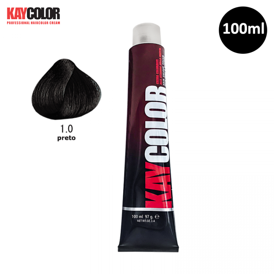 Tinta para Cabelo KayColor 100ml Cor 1.0