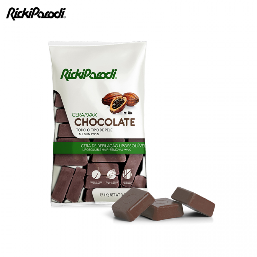 Cera Quente Chocolate 1Kg Rickiparodi