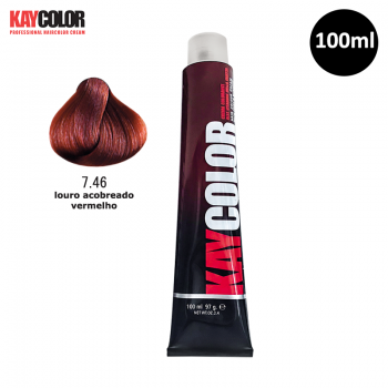 Tinta para Cabelo KayColor 100ml Cor 7.46