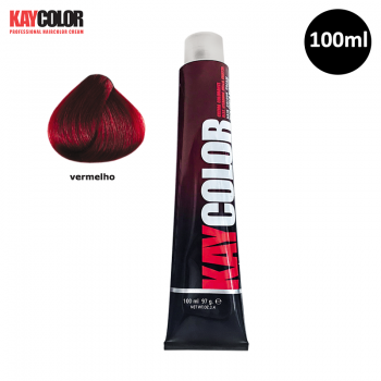 Tinta para Cabelo KayColor 100ml Cor vermelho