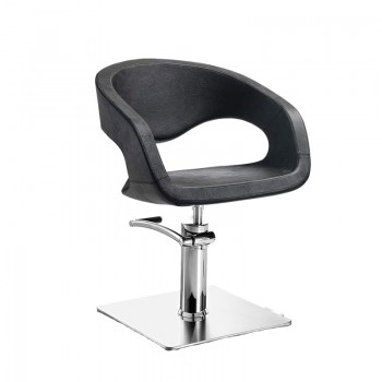 Cadeira de Corte Hair Wave c/base Quadrada e Hidráulico