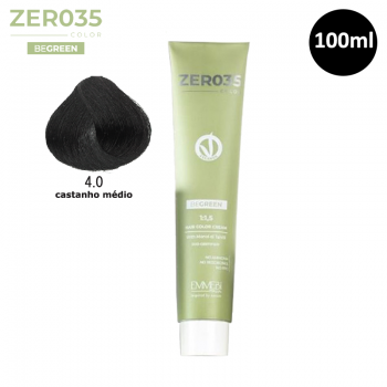 Tinta para Cabelo Zero35 Be Green 100ml Cor 4.0