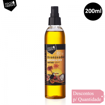 Bronzeador Urucum Côco Real Natura 200ml