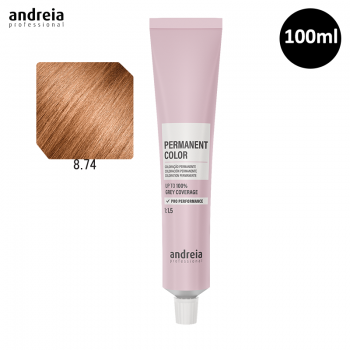 Tinta para Cabelo Andreia 100ml Cor 8.74